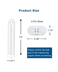 BF190 Replacement Bulb Compatible with Flowtron BK-40D Bug Zapper, 10 White