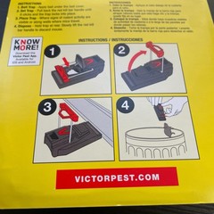Victor Easy Set Mouse Trap Reusable Snap Traps Mice Pest Control