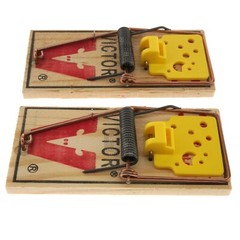 Victor M035 Easy Set Plastic Pedal Mouse Trap, 2-Pack