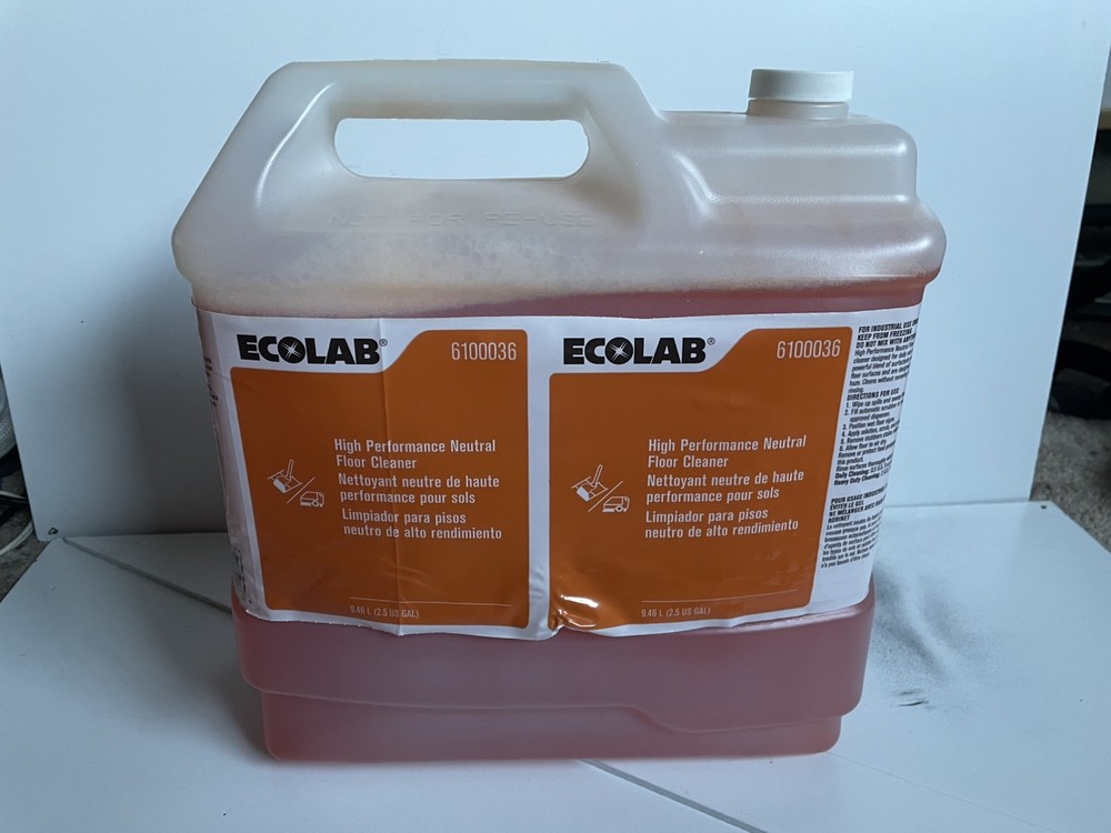 ECOLAB Neutral Floor Cleaner- 2.5 Gallon 6100036