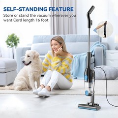 Vazone R6X Corded Stick Vacuum Cleaners For Home 20Kpa Powerful Suction Stick