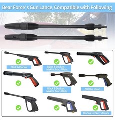 Pressure Washer Variable Jet Wand and Turbo Wand, Power Washer Spray Gun *READ..