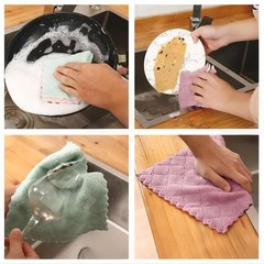 Reusable Microfiber Kitchen Cleaning Cloths – Super Small, Multicolour