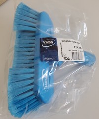 *NEW* BOX OF 4 Vikan 70673 Remco Blue Scrub Brush Split Bristle + Warranty!