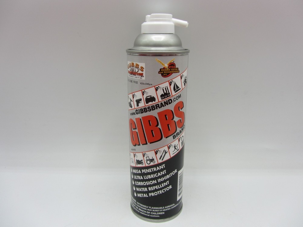 GIBBS BRAND LUBRICANT PENETRATING OIL CLEANER RESTORER ANTI CORROSIVE PENETRANT