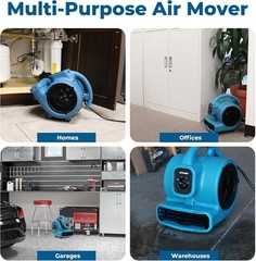 P-80 Mini Utility 600 CFM Centrifugal Air Mover