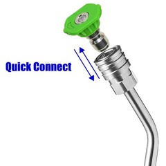 M MINGLE Pressure Washer Wand Extension, 30 Degree Curved 30 Angled