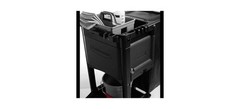 21.8 in. x 46 in. x 38 in. Executive Janitor Cleaning Cart Black