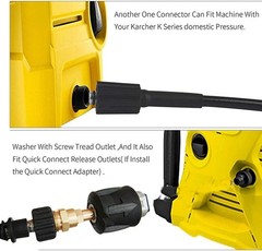 M22 Adapter High Pressure Washer Hose Pipe Quick 1 Inch