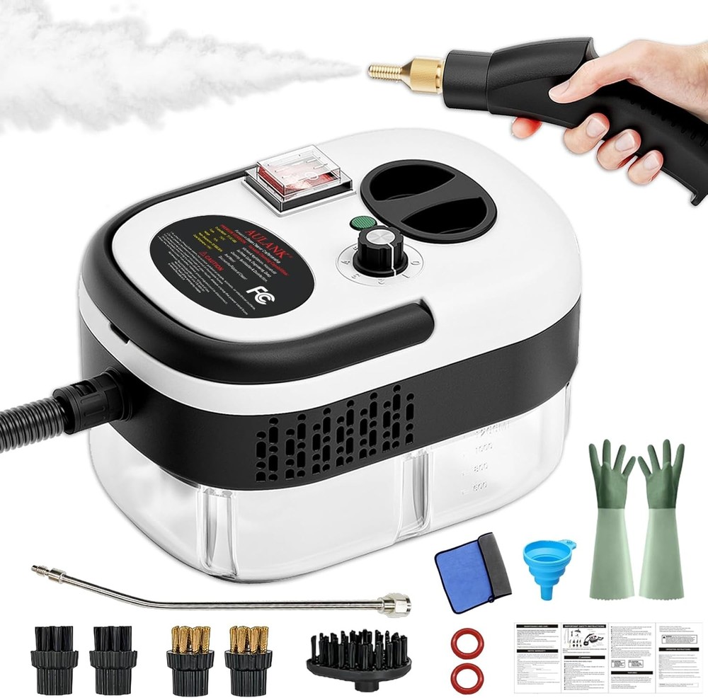 2500W Handheld Steam Cleaner,Portable Car Steamer For Auto Detailing