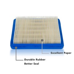 HEYZLASS 10 Pack 491588S Air Filter, Compatible with 491588 Blue+White