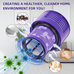 Dyson V10 Cyclone, Animal, Absolute, SV12 Vacuum Filter Replacement 3-Pack