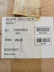 Windsor V36S20L0700 Vacuum Motor 120V Thru-Flow Design 5.7in Diam (8.625-855.0)
