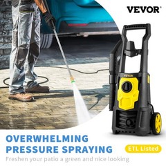 2000 PSI Electric Pressure Washer 1.76 GPM with 5 Nozzles & Foam Cannon