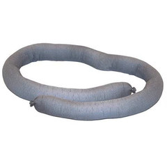 Oil-Dri L90312 Sorbent Sock, 24 Gal, 3 In X 10 Ft, Universal, Gray, 6 Pk