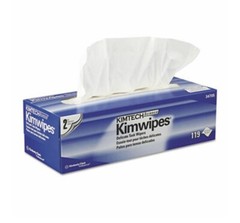 QTY-2 NEW Kimtech Science Kimwipes Delicate Task Wipers – 2-Ply, 119 Wipes/Box!!