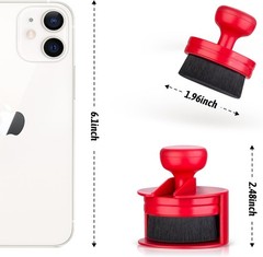 Car Tire Shine Applicator Brush with Stand, Vegan Design for Size: 1Color: Red