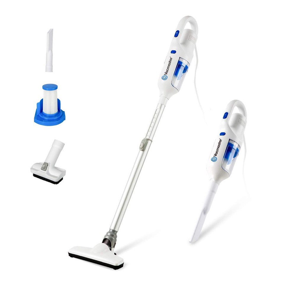 Vacmaster Corded Stick Vacuum Cleaner 2 in 1 3.7 pounds, White