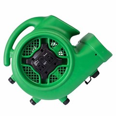 XPOWER P-430AT Air Mover Carpet Dryer Blower Floor Fan 2000 CFM-2 Pack,Green