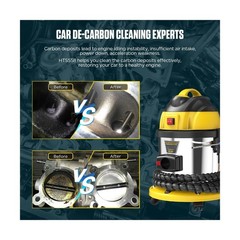 Walnut Blaster Cleaner, HTS558 Automotive Engine Intake Pipe Valve Cleaning M…