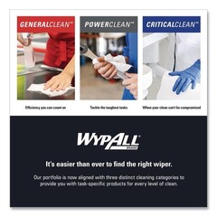 WypAll 41600 X70 12-1/2″ x 12-2/5″ Cloths – White, Jumbo (820 Towels/Roll) New