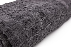 The Rag Company Gauntlet Car Drying Towel – 30in x 36in, Ice Grey +