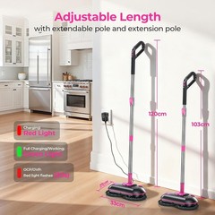 Scrubwiz Electric Spin Sprayer Water Mop 300Ml Tank Cordless Self-Propelled NEW!