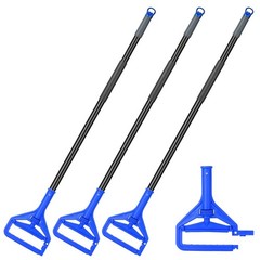 KeFanta 60 Inch Mop Handle Commercial Heavy Duty,Industrial Metal Mop Stick R…