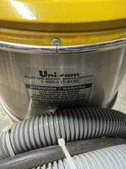 Uni-Ram UR007 Blast Vac Reclaiming Sandblaster Yellow 40 Pound Capacity