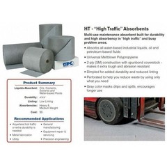Brady Ht303 Sorbent Roll, 63 Gal, 30 In X 300 Ft, Universal, Gray, Polypropylene