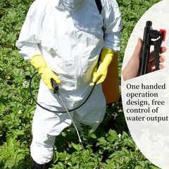 3 Pcs Pump Action Pressure Sprayer Handle, Backpack Parts Black
