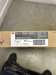 3M 17″ Black Stripping Pads 7200 Full Case Floor Stripper 5 inBox 61-5000-3591-2
