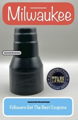 Milwaukee Tool 49-90-2018 Vacuum Hose Power Tool Adapter