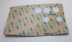CONTROL PANEL DECAL FOR SMALL CLARKE FOCUS II S20,L20 WALK BEHIND SCRUBBERS, 2C