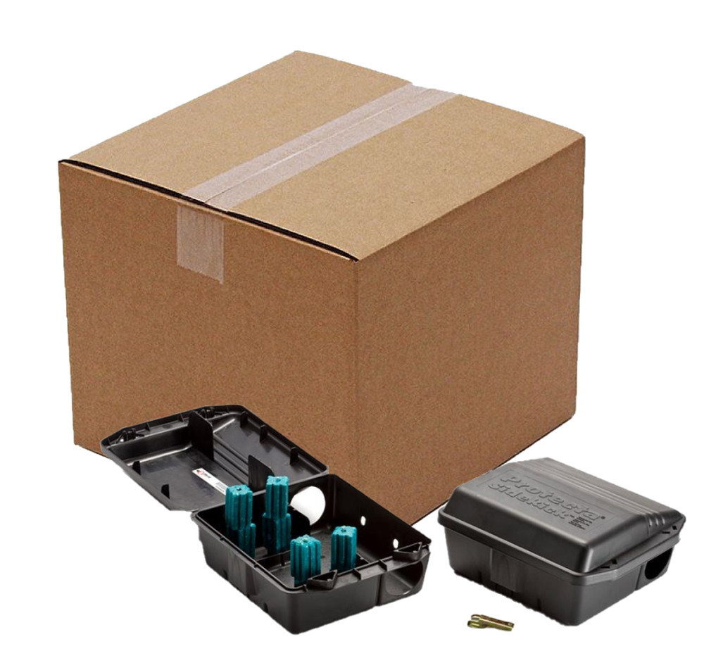 Protecta Sidekick Rat Bait Stations Tamper Resistant Case of 6 by Bell Labs