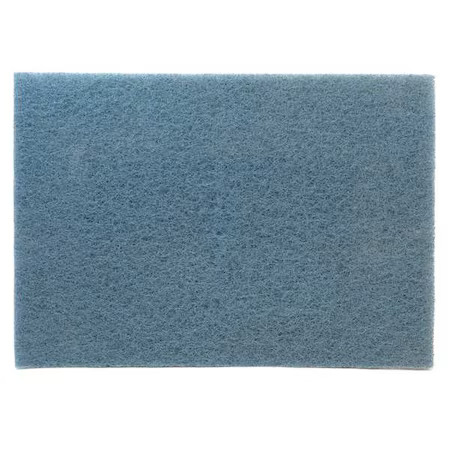 3M 5300-28X14 Scrubbing Pad, 28 In X 14 In, Blue, Pk10