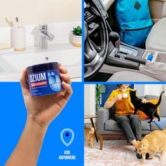 Ozium 4.5 Oz. Odor Eliminating Gel for Homes, Ounce (Pack of 4), Blue