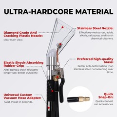 Shop Vac Extractor Kit Carpet and Upholstery Cleaning Wand Hose Adapter for Home