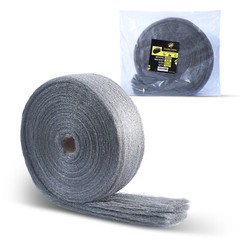 Steel wool 115FT 5LB grade 0000 super fine jumbo roll final finish SIMBASTEEL HD