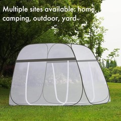 Pop-Up Mosquito Net Tent King Size, Portable Folding Mosquito Net with Bottom