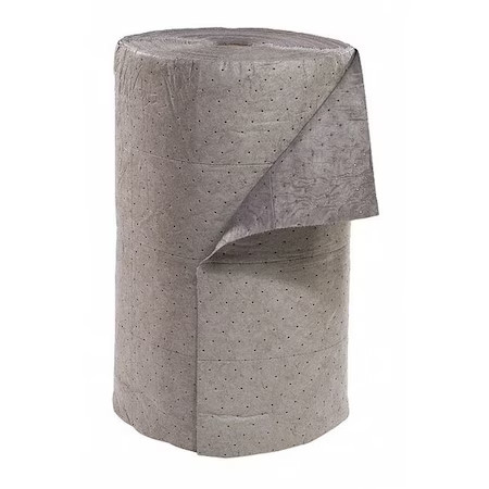 Spilltech Grb300s Sorbent Roll, 59 Gal, 30 In X 300 Ft, Universal, Gray,