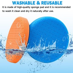 6 Inch Buffing Polishing Pads&Wool Buffing Pad ，with M14 Drill and 6 Inch