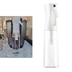 UrbAmerican Hair Spray Bottle Continuous Water Mister 9 Ounces, White