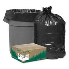 Earthsense Can Liners, 45 Gallon, 1.25 mil, 40″ x 46″, 10 Bags/Roll, 10 Rolls/CT