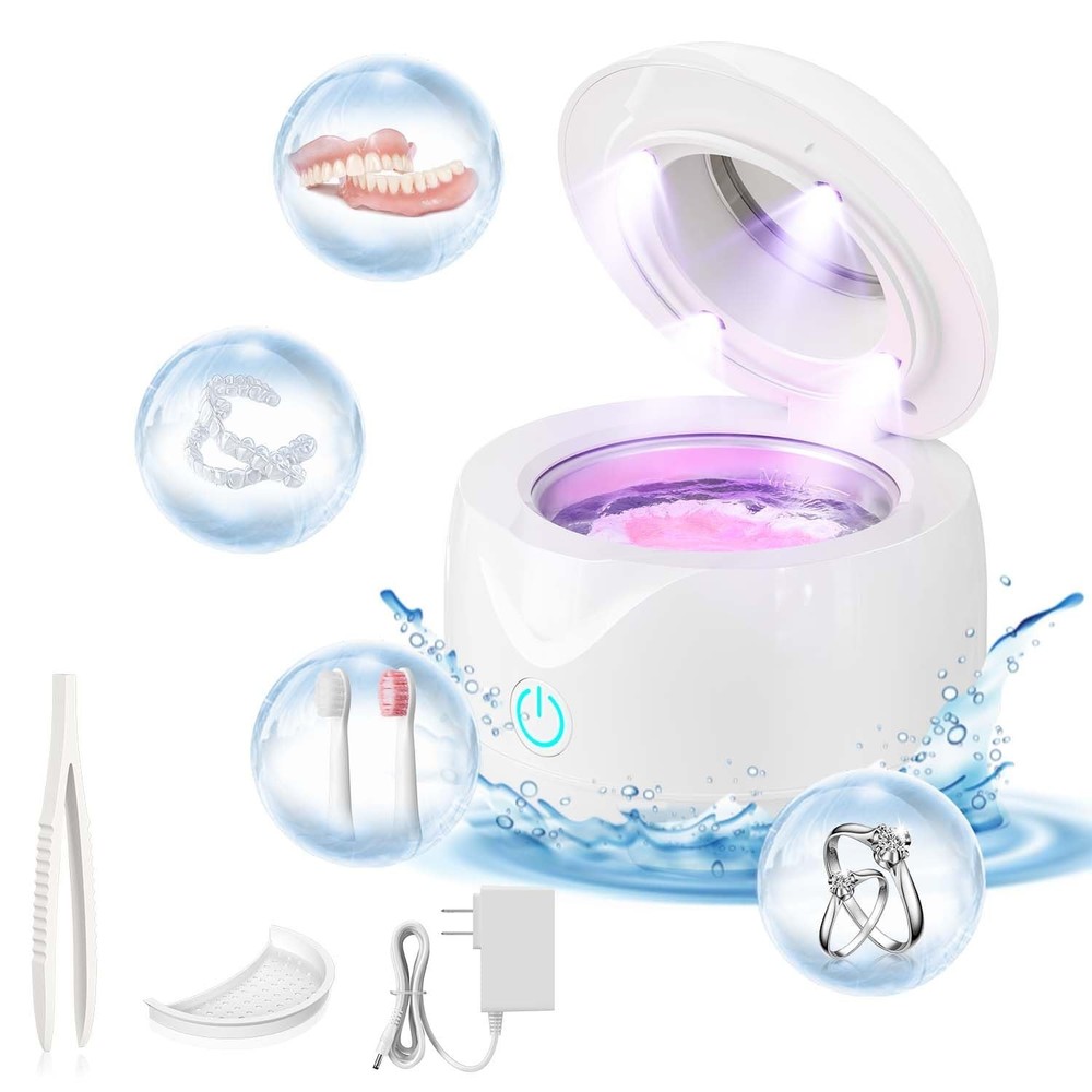 Ultrasonic Retainer Cleaner Machine 45kHz 200ml Portable Ultra Sonic Retainer…