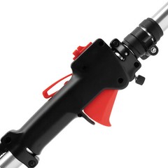 2 Stroke 52CC Gas Power Broom Handheld Sweeper Driveway Turf Grass Snow Cleaning