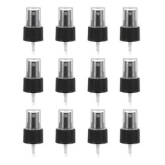 uxcell 12 Pcs Black Spray Top, 24/410 Fine Mist Sprayer 24/410,