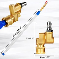 Cleaner Tool Portable Radiator Cleaning Wand 4500 PSI Radiator 4500 PSI 1m/39″