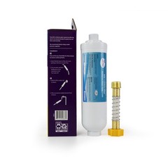 Great Value RV Water Filter 1 Pack, With Flexible Hose, F200, Activated Carbon