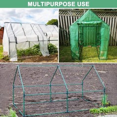 M METERXITY 12 Pcs 11mm Greenhouse Frame Building 4 Way Right Angle
